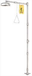 S19-110SS  FREE-STANDING DRENCH SHOWERS; ALL STAINLESS STEEL; CORROSION-RESISTANT